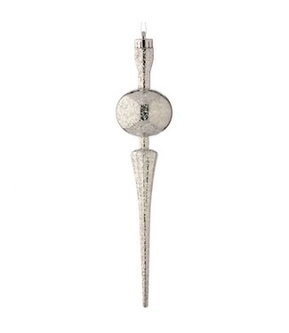 13.5" Vacuum Plate Mercury Ball Finial Ornament