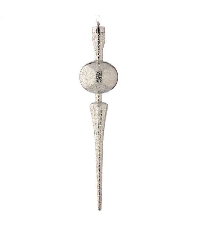 13.5" Vacuum Plate Mercury Ball Finial Ornament