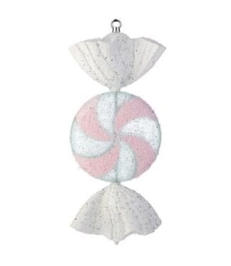 18.5" Iced Peppermint Candy Ornament