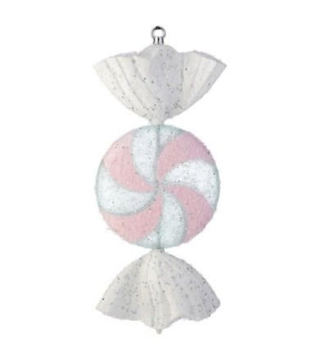 18.5" Iced Peppermint Candy Ornament