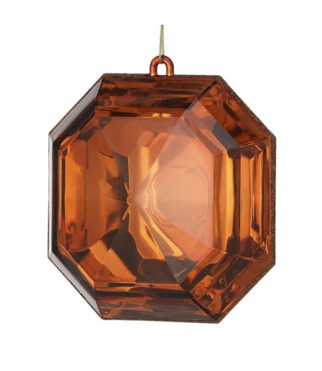6" Acrylic Square Precious Gem Ornament