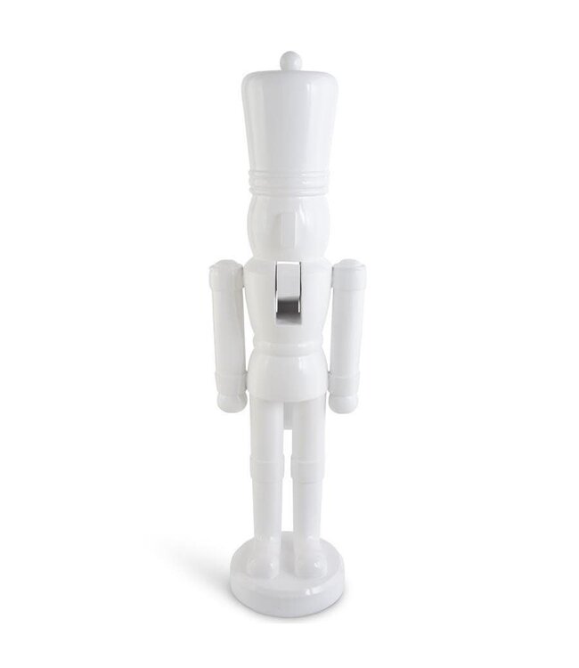 55.5 Inch White Nutcracker Soldier Statue