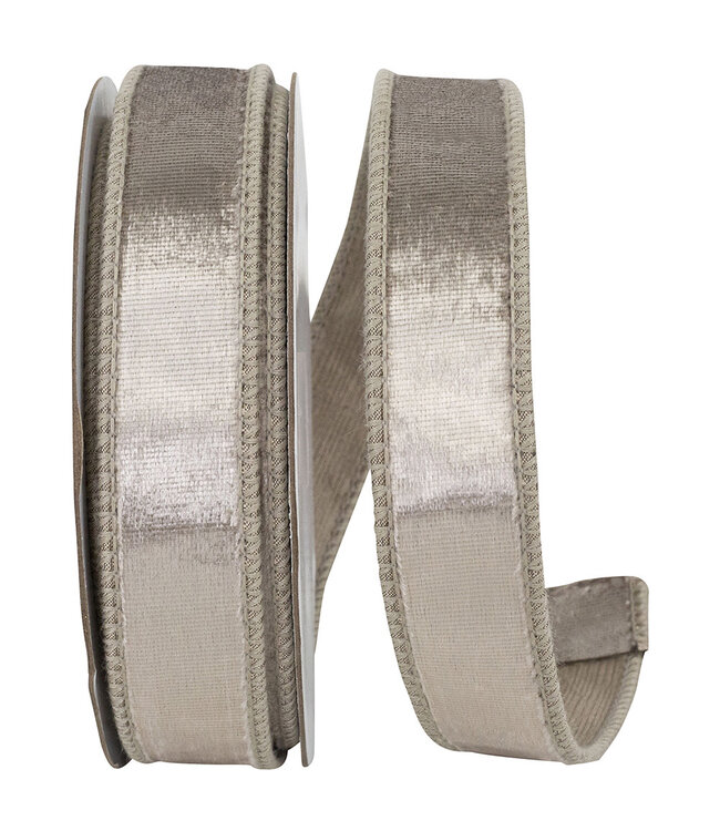 1 Inch Designer Plush Velvet Elite Wired Edge Ribbon