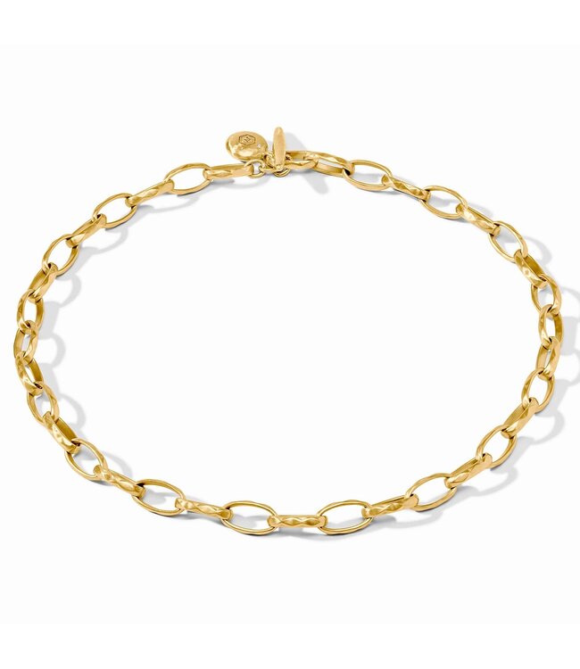 JULIE VOS Solara Link Necklace Gold