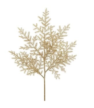 31" Glittered Pine Spray Gold