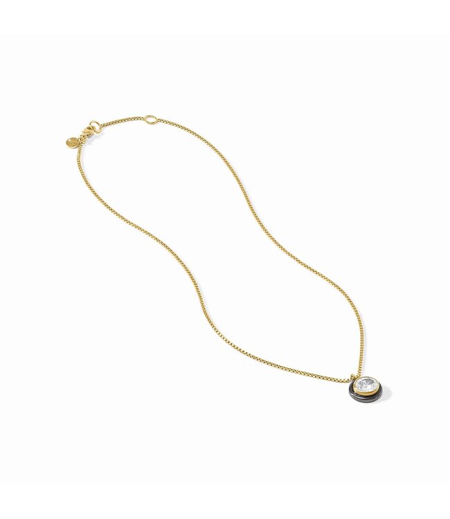 JULIE VOS Tribeca Delicate Necklace Cubic Zirconia