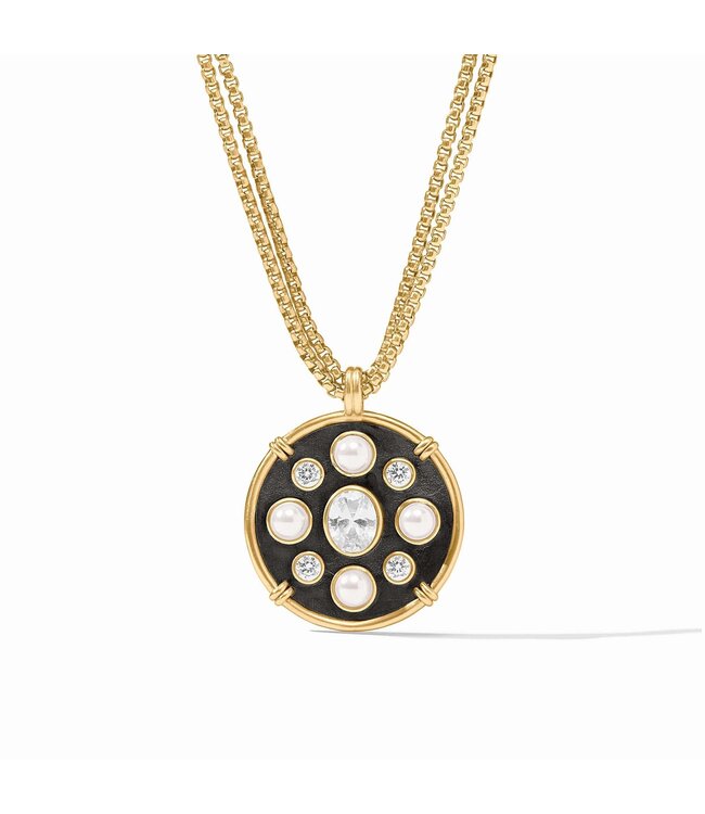 JULIE VOS Tribeca Statement Necklace Cubic Zirconia