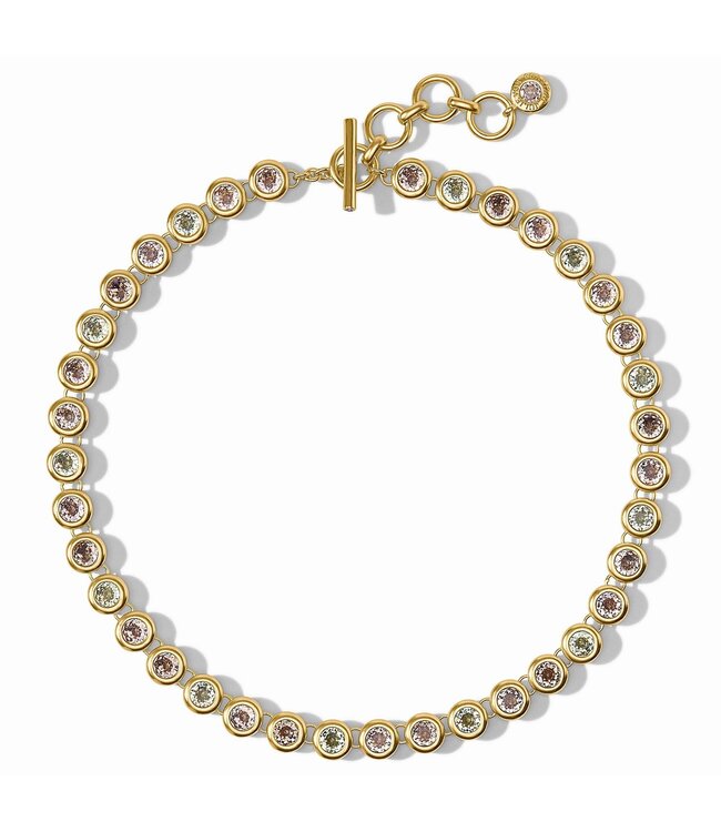 JULIE VOS Rainbow Tennis Necklace