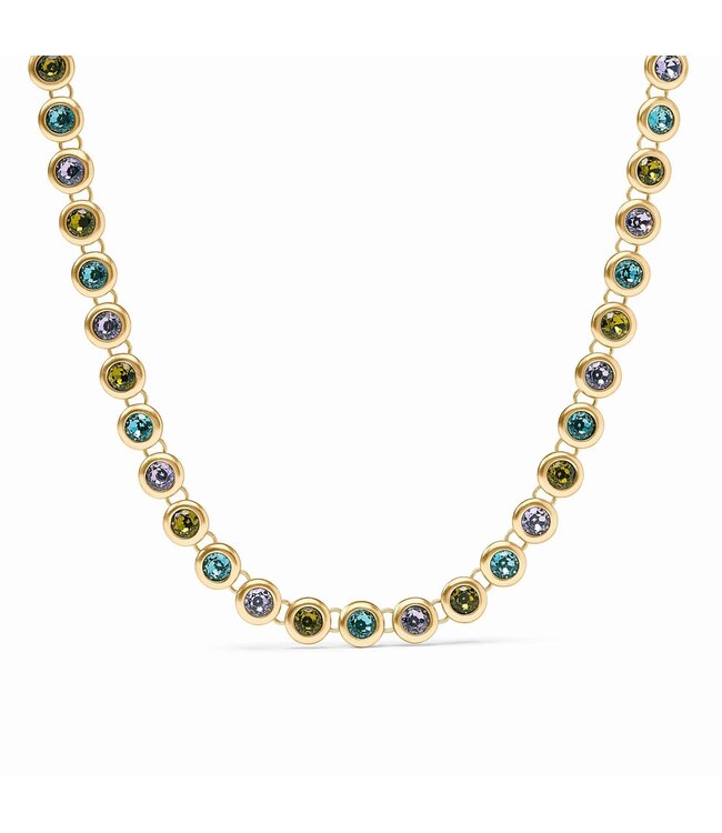 JULIE VOS Rainbow Tennis Necklace