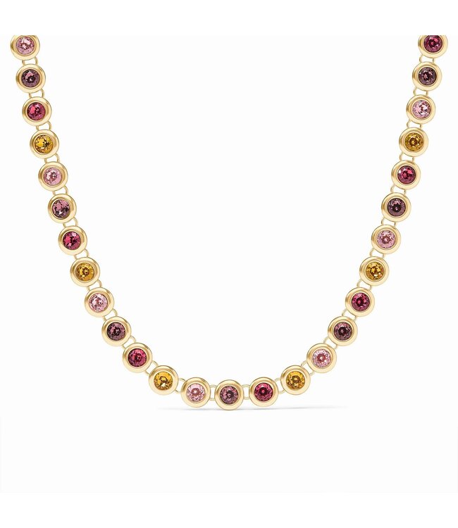 JULIE VOS Rainbow Tennis Necklace