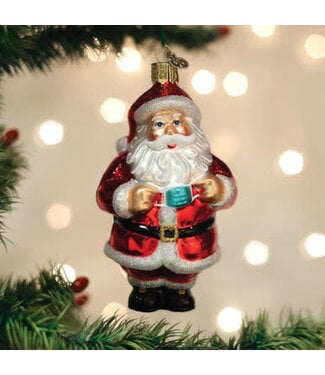 OLD WORLD CHRISTMAS Santa Revealed Ornament