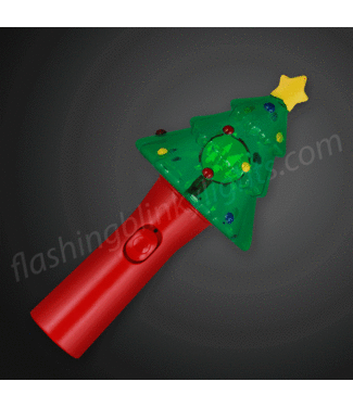 Deluxe Christmas Tree Wand with Spinning Lights
