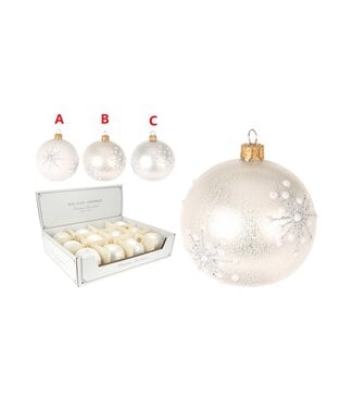 Xmas Ball Snowflake 80MM