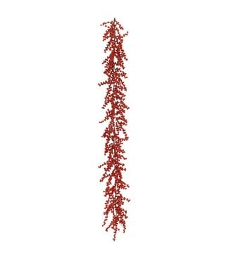 58" Berry Garland Red Two Tone
