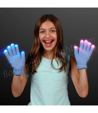 LED Let-It-Glow Gloves, Child Size