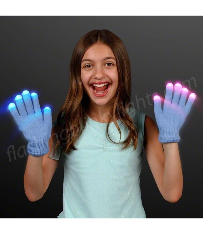 LED Let-It-Glow Gloves, Child Size