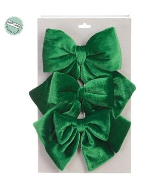 Velvet Bow with Clip Set