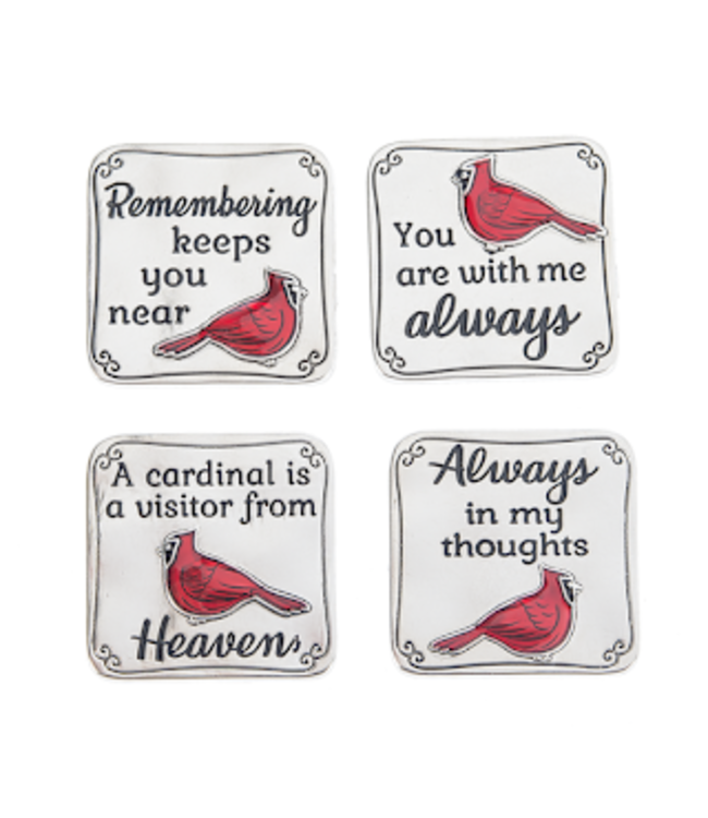 Cardinal is a Visitor from Heaven Charm Always in my thoughts