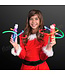 Orbiting LEDs Spinning Christmas Toy Wands