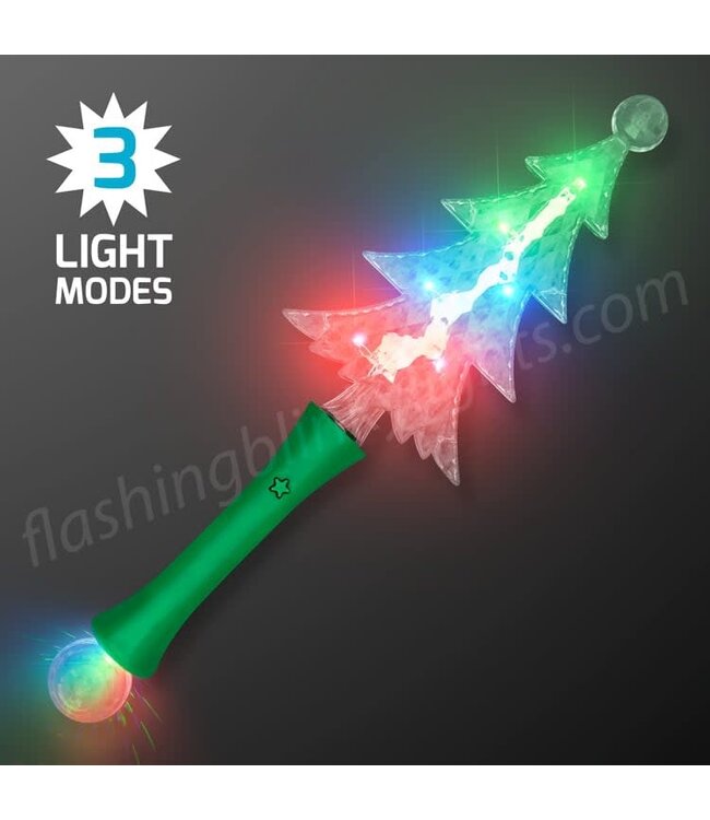 Crystal Christmas Tree Light Wand 13.5"