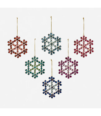 4.5" Snowflake Ornament