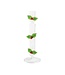 Christmas Glass Icon Candlesticks