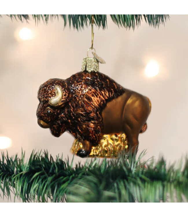 OLD WORLD CHRISTMAS Buffalo Ornament