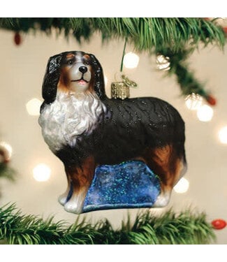OLD WORLD CHRISTMAS Bernese Mountain Dog Ornament