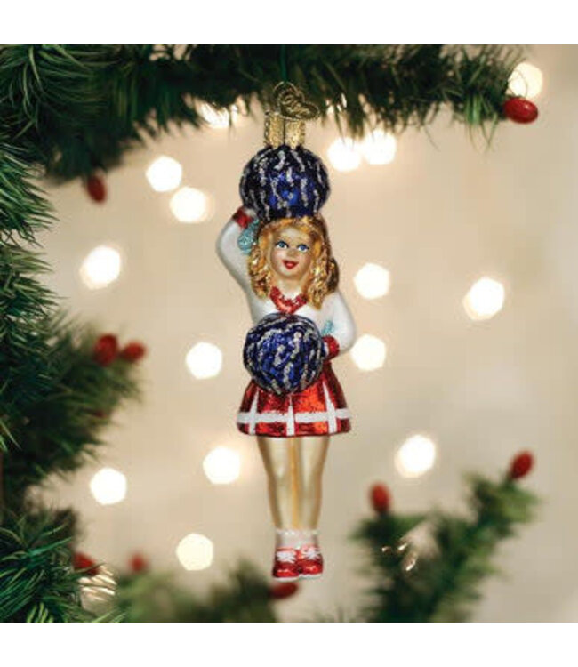 OLD WORLD CHRISTMAS Cheerleader