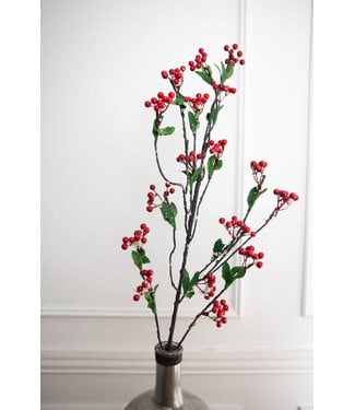 46" WP Berry Branch with Leaves