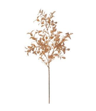 27.5" Glittered Ruscus Spray Gold