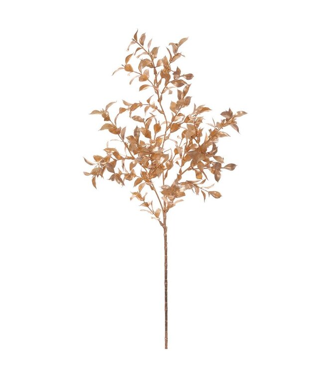 27.5" Glittered Ruscus Spray Gold