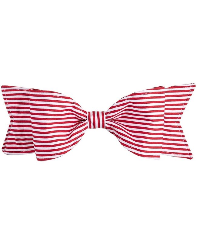 15.5" Stripe Bow With Clip