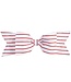 15.5" Stripe Bow With Clip