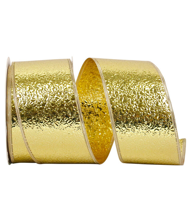 2-1/2 Inch Heavyweight Cracked Ice Display Regal Wired Edge Ribbon