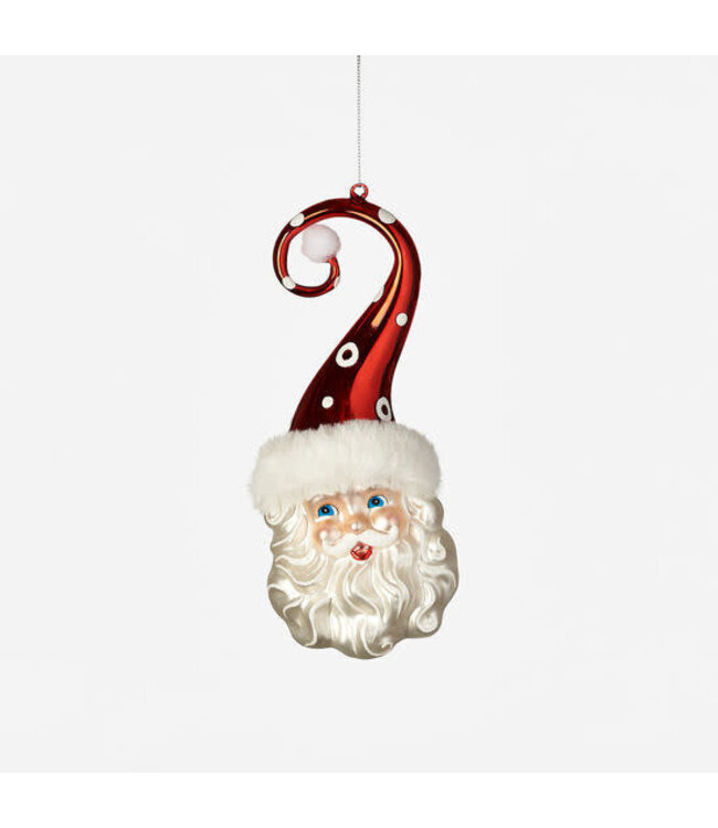 Santa Swirl Hat Ornament