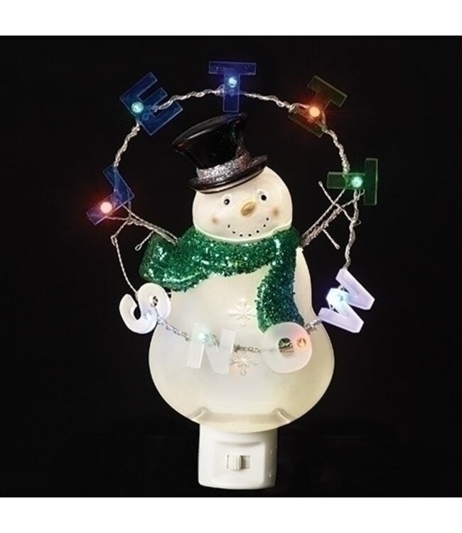 8.25” Led Snowman Night Light