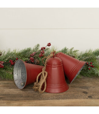 29" Red Hanging Bells