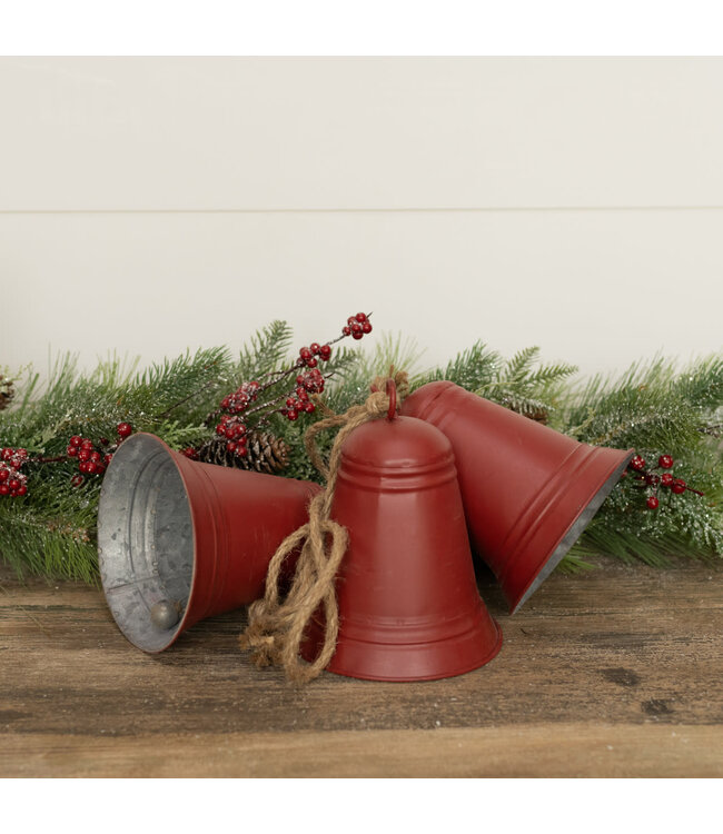 29" Red Hanging Bells