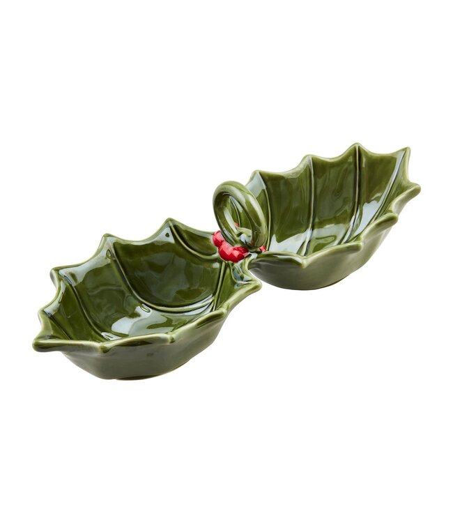 Holly Double Dip Dish