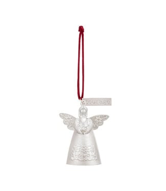 Mini Bell Angel Ornament