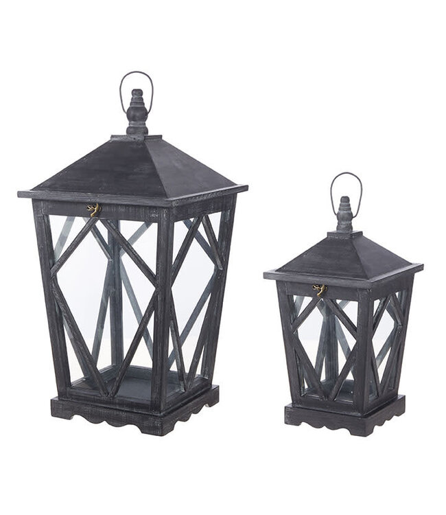 Black Washed Lanterns