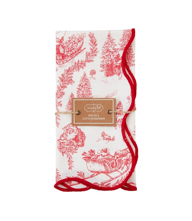 Toile Dinner Napkin Set
