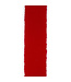 Velvet Plastic Backed White Frizette Wired Edge Ribbon - Red/White