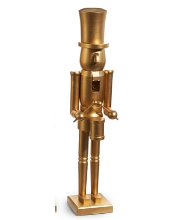 24" Matte Gold Nutcracker