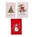 Classic Christmas Embroidered Towels