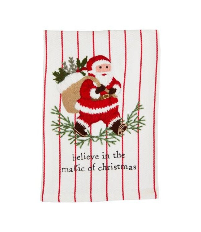 Classic Christmas Embroidered Towels