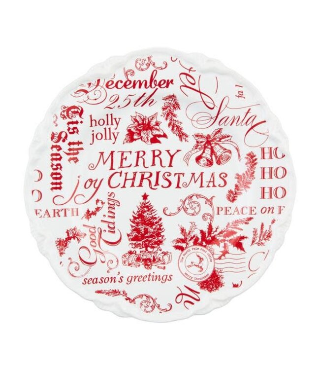 Christmas Dessert Plates