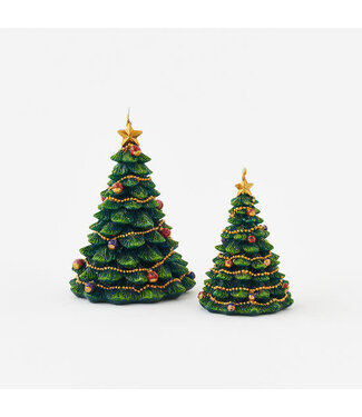 Decorated Tree Candle