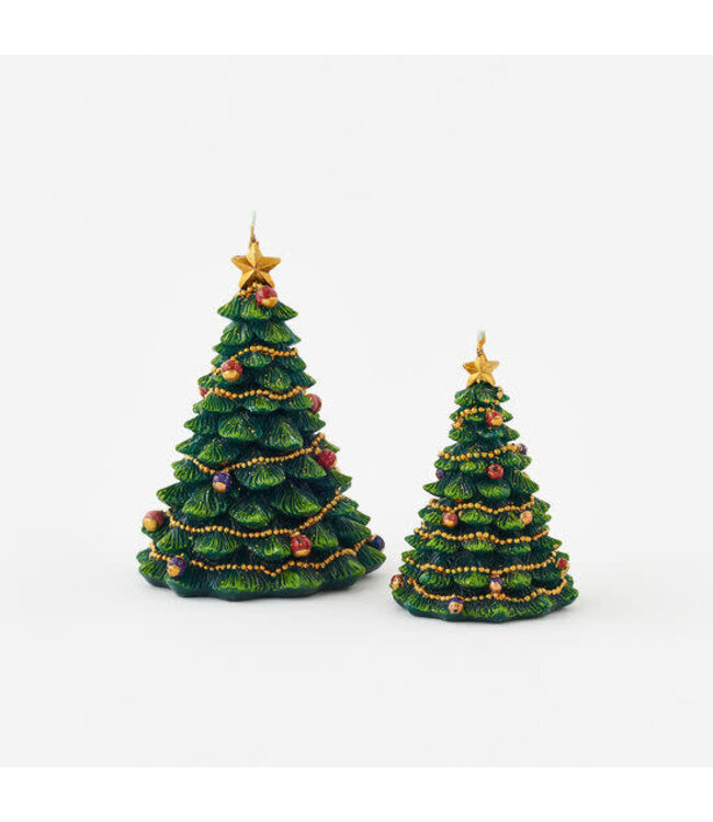 Decorated Tree Candle